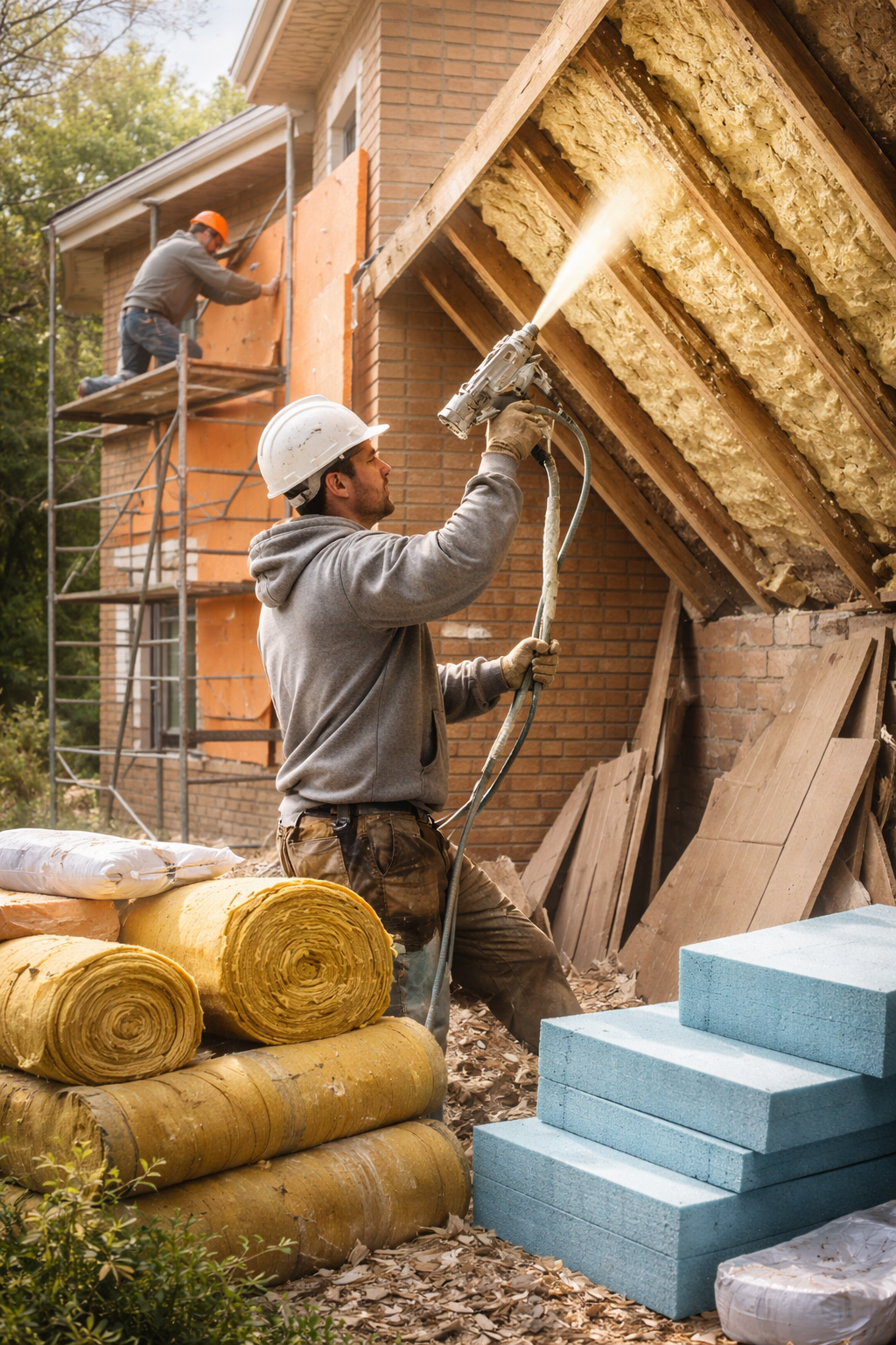 Утепление домов в Кореновске под ключ от 4353 руб/м2 | Профессионально — ТепломастерКнв