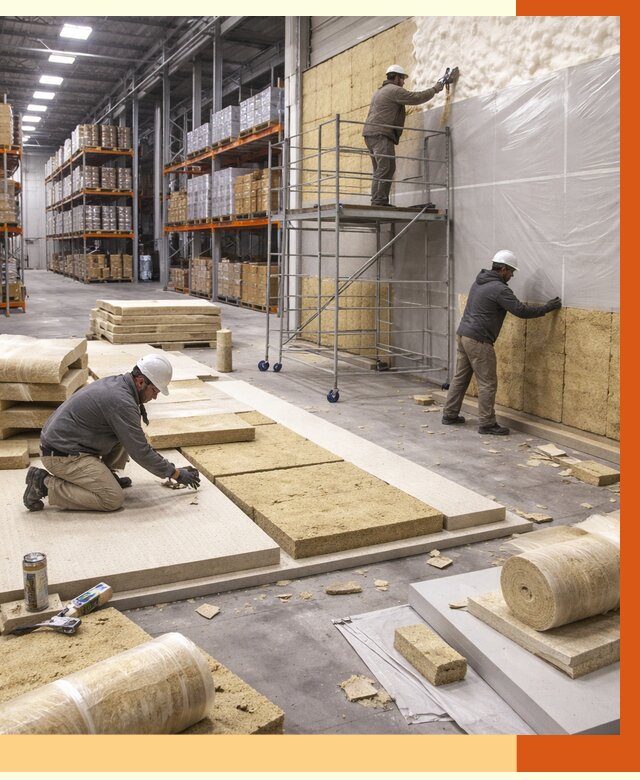 Утепление складского терминала в Кореновске от 7773 руб./м² под ключ | ТепломастерКнв