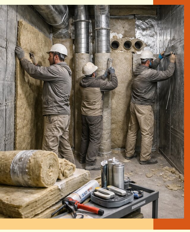 Утепление венткамеры в Кореновске под ключ от 1503 руб. — профессионально | ТепломастерКнв